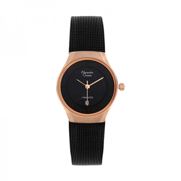 Alexandre Christie AC 8331 Rosegold Black LDBBRBA